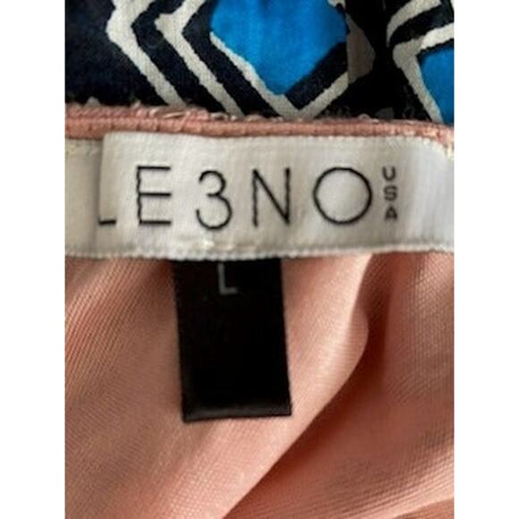 LE3NO Size L Dusty Pink Crochet/Lace Sleeveless Blouse - Picture 7 of 9